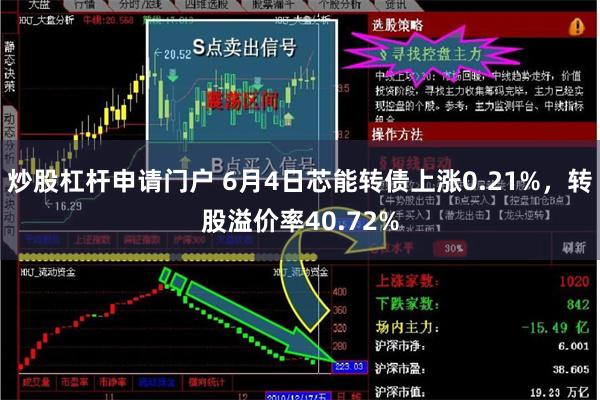 炒股杠杆申请门户 6月4日芯能转债上涨0.21%，转股溢价率40.72%